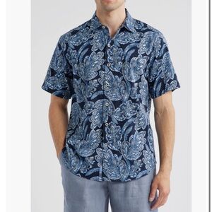 Tommy Bahama Tortola Short Sleeve Button-Up Shirt XXL